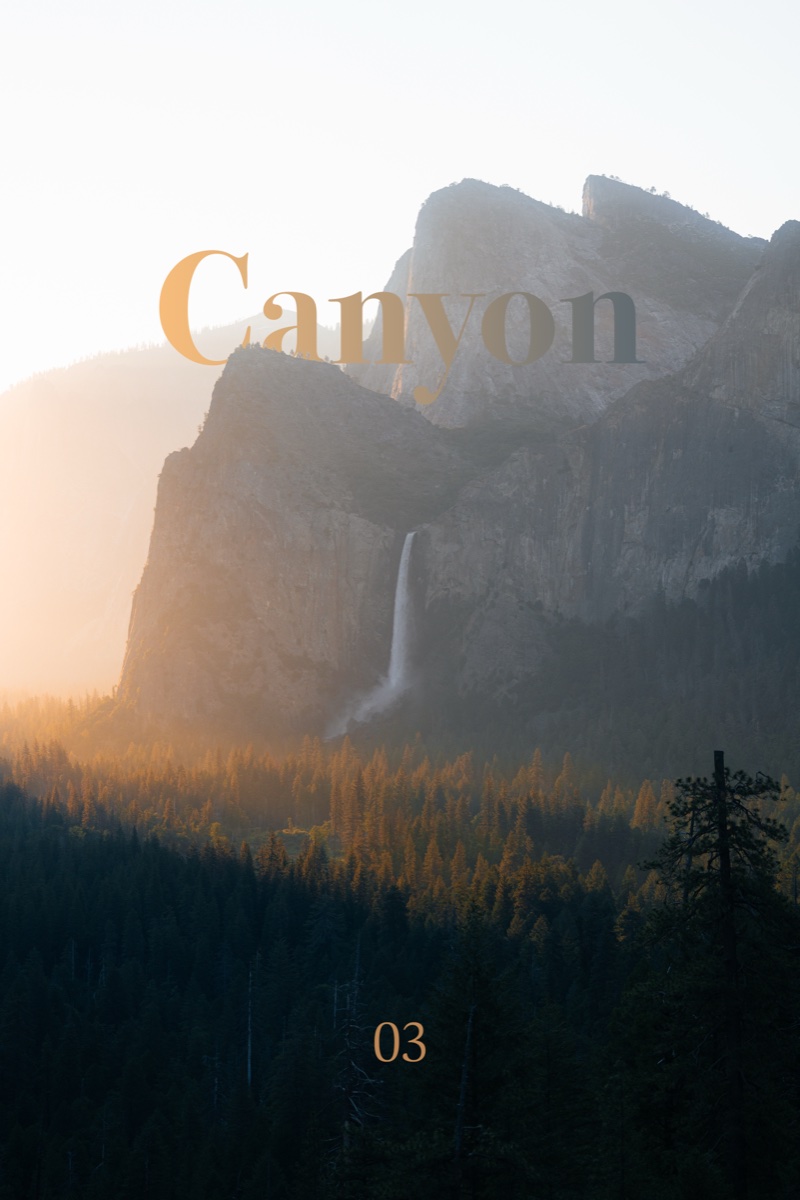 Canyon, look 03 in the GRADE pack